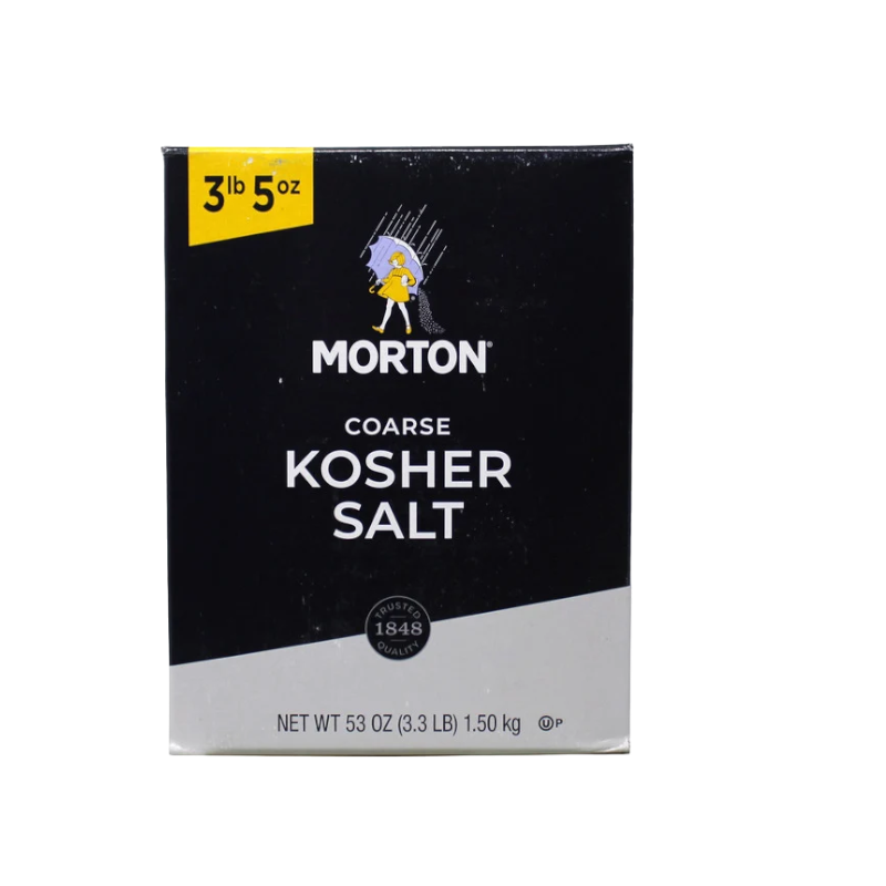 Morton Salt Coarse Kosher Salt, 53 oz
