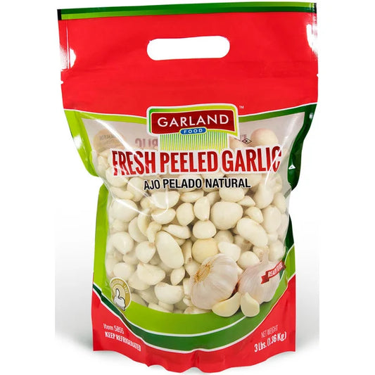 Garland Peeled Garlic, 3 lbs