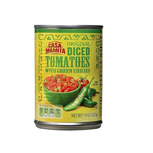 Casa Mamita Diced Tomatoes with Green Chilies 10 oz