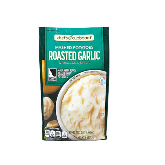 Chef's Cupboard Homestyle Roasted Garlic Mashed Potatoes 4 oz