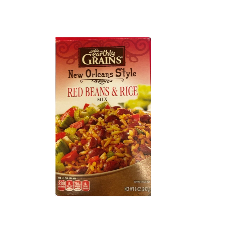 Earthly Grains New Orleans Style Red Beans and Rice Mix 8 oz