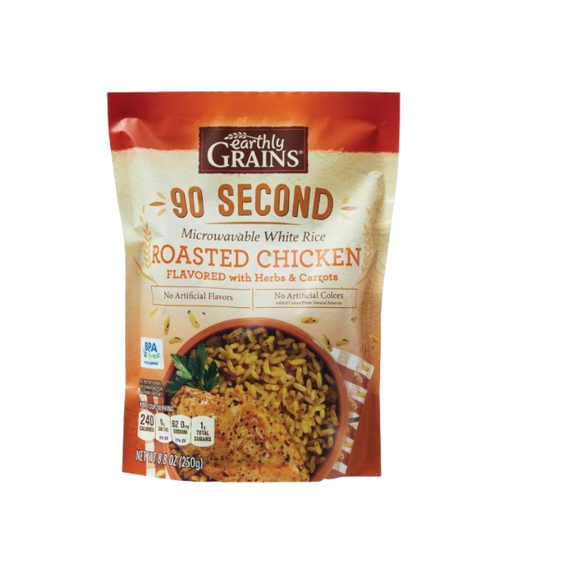 Earthly Grains Ready to Serve Roasted Chicken Flavored Rice with Herbs ...
