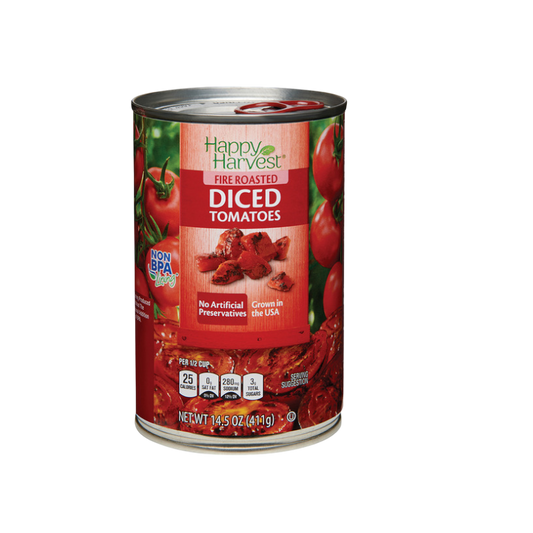 Happy Harvest Fire Roasted Diced Tomatoes 14.5 oz