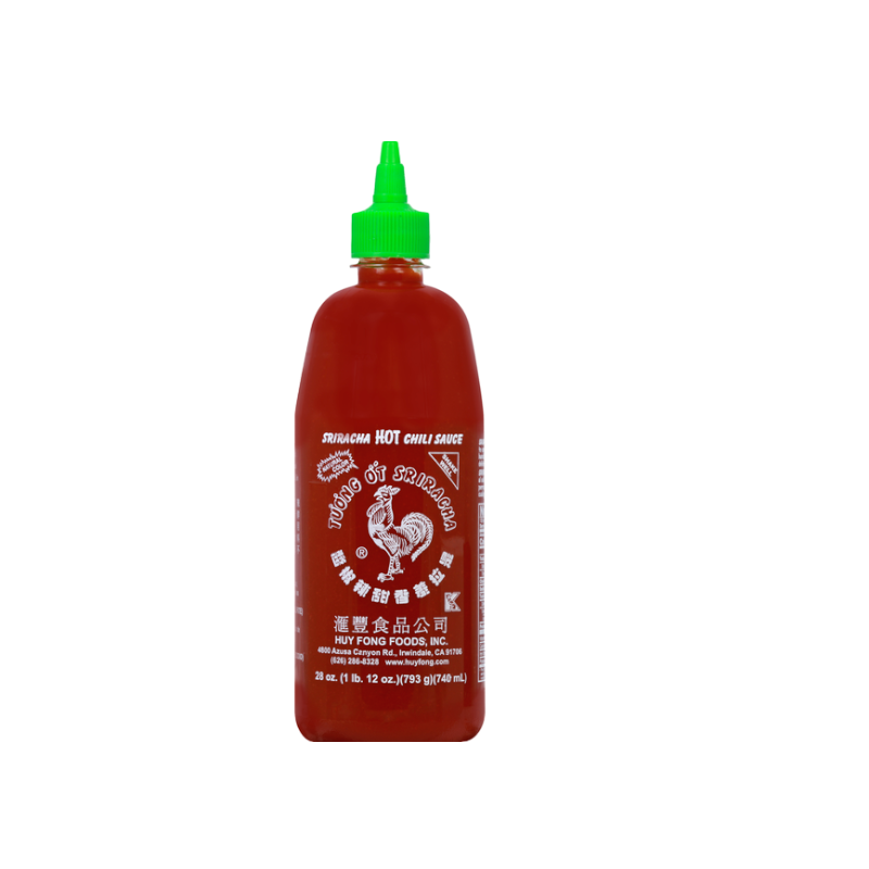Huy Fong Foods Hot Sriracha Chili Sauce 28 oz