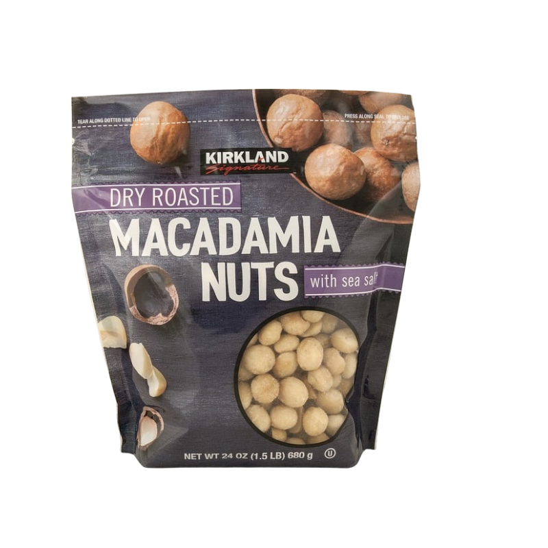 Kirkland Signature Dry Roasted Macadamia Nuts, 1.5 lbs