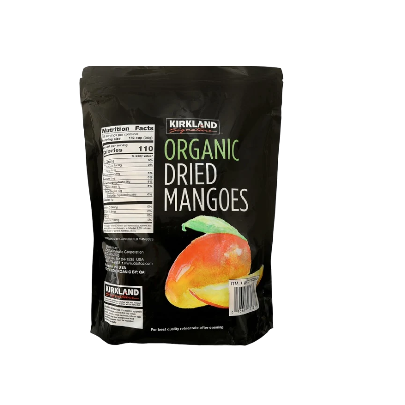 Kirkland Signature Organic Dried Mangoes, 2.5 lbs