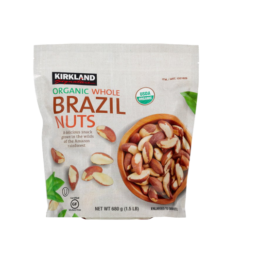 Kirkland Signature Organic Whole Brazil Nuts, 1.5 lbs