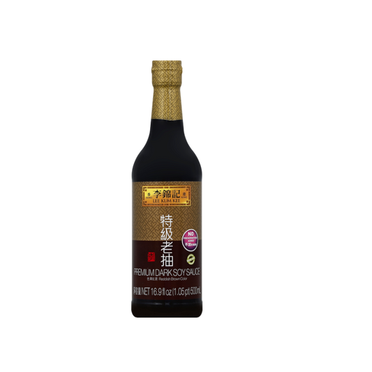 Lee Kum Kee Soy Sauce, Premium, Dark 16.9 pz