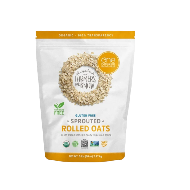One Degree Organic Rolled Oats, 5 lbs