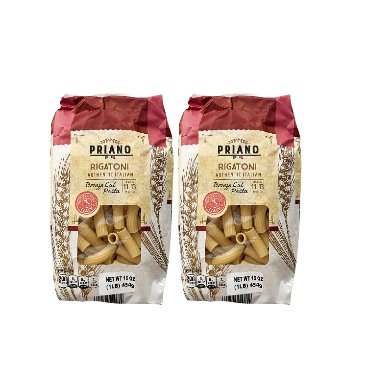 Priano Bronze Cut Rigatoni 16 oz