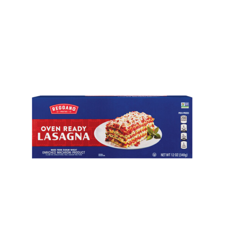 Reggano Oven Ready Lasagna Noodles 12 oz