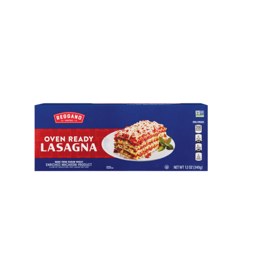 Reggano Oven Ready Lasagna Noodles 12 oz