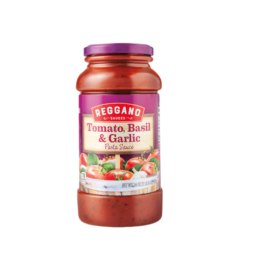 Reggano Tomato, Basil and Garlic Pasta Sauce 24 oz