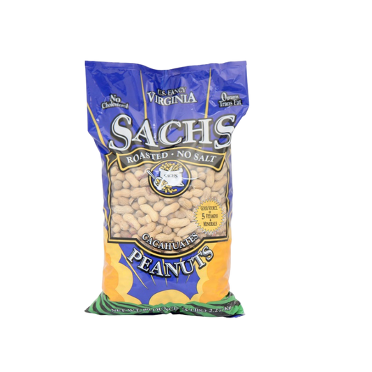 Sachs Unsalted In-Shell Peanuts, 80 oz