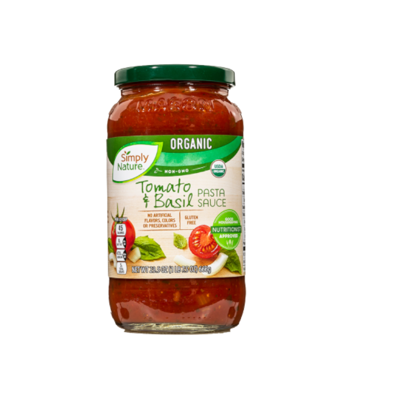 Simply Nature Tomato Basil Pasta Sauce 23.5 oz