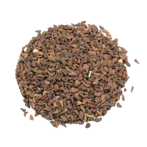 a pile of brown seeds
